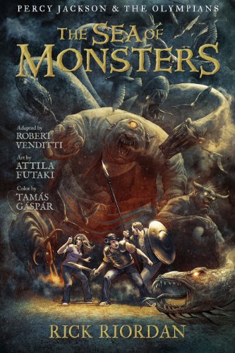 The Sea of Monsters: The Graphic Novel (Percy Jackson and the Olympians, Book 2) - Rick Riordan, Robert Venditti, Attila Futaki (Illustrator), Tamas Gaspar (Illustrator)