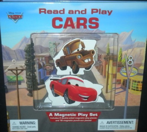 Beispielbild fr Disney Pixar Cars Read & Play Magnetic Play Set Book Mater Lightning McQueen Sarge Ramone zum Verkauf von SecondSale