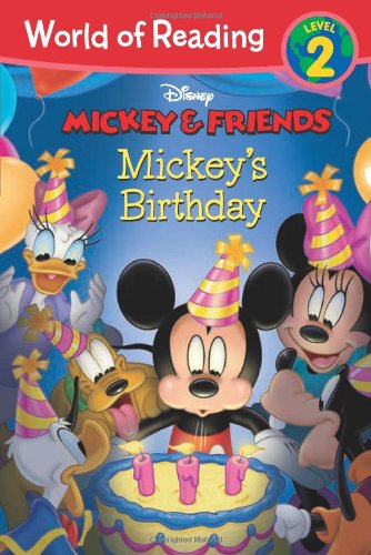 Beispielbild fr Mickey & Friends: Mickey's Birthday (World of Reading) zum Verkauf von BooksRun