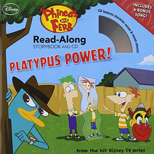 9781423164517: Phineas and Ferb Read-Along Storybook and CD Platypus Power!
