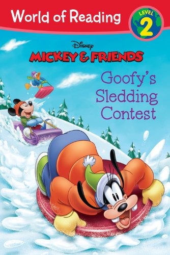 9781423169642: Mickey & Friends: Goofy's Sledding Contest (World of Reading)