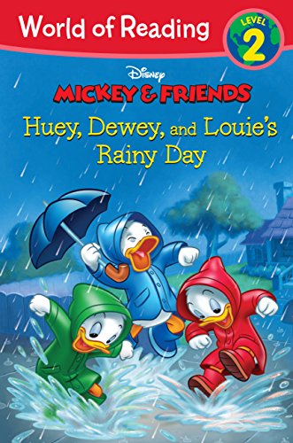 Imagen de archivo de World of Reading: Mickey and Friends Huey, Dewey, and Louie's Rainy Day : Level 2 a la venta por Better World Books