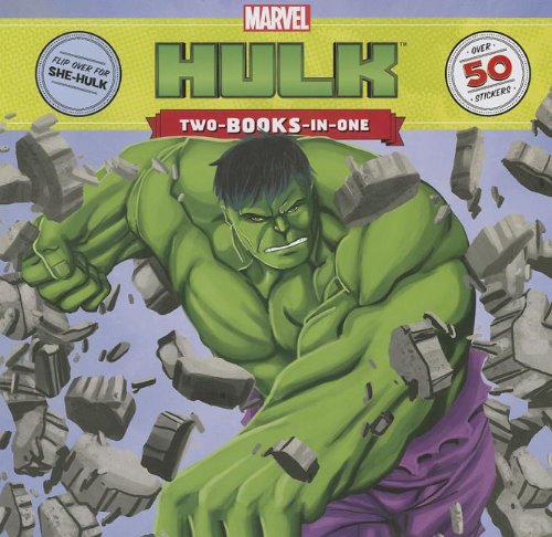 9781423177708: Hulk / She-hulk: Two-books-in-one With over 50 Stickers (Marvel Super Hero Vs.)