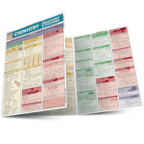 Chemistry Equations & Answers (Quickstudy: Academic)