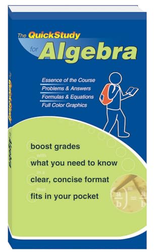 Imagen de archivo de Algebra: Quickstudy Reference Guide a la venta por ThriftBooks-Atlanta