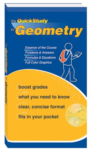 Stock image for The Quick Study for Geometry (Quickstudy: Academic) for sale by Jenson Books Inc