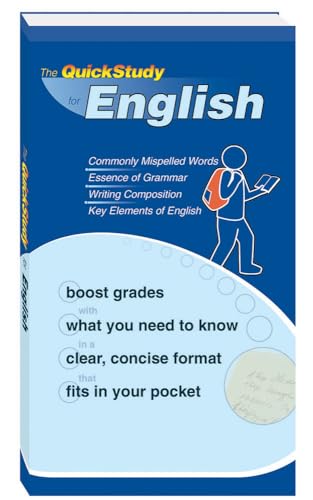 9781423202592: The Quickstudy for English: A Quickstudy Reference Tool (Quickstudy Books)