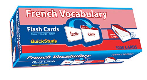 Beispielbild fr French Vocabulary Flash Cards zum Verkauf von GoldBooks