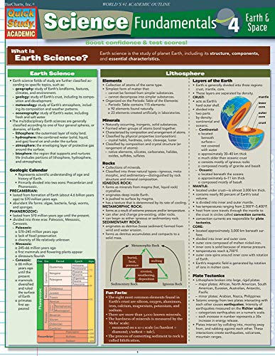 9781423208693: Science Fundamentals 4 - Earth & Space (Quick Study)