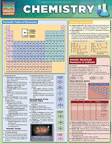 Imagen de archivo de Chemistry: a QuickStudy Laminated Reference Guide (Quick Study Academic) a la venta por Goodwill of Colorado
