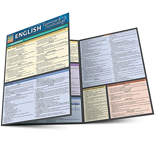 Imagen de archivo de English Grammar and Punctuation : A QuickStudy Laminated Reference Guide a la venta por Better World Books