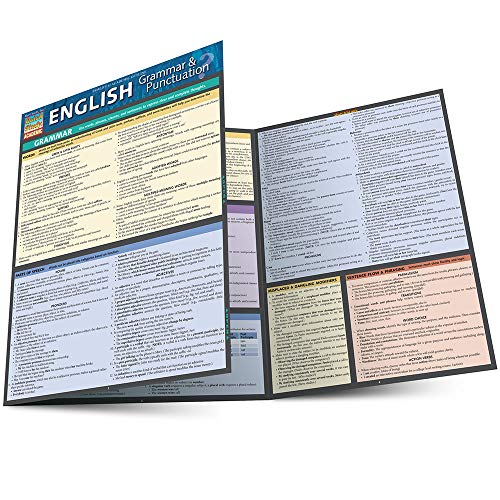 Stock image for English Grammar and Punctuation : A QuickStudy Laminated Reference Guide for sale by Better World Books