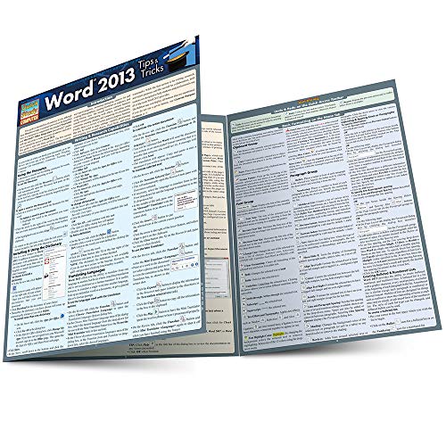 9781423220244: Word 2013 Tips & Tricks (Quick Study Computer)