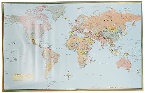 9781423220831: World Map-Laminated