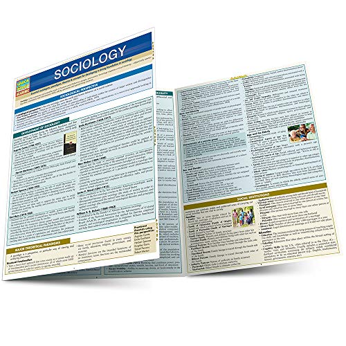 Stock image for QUICKSTUDY ACADEMIC SOCIOLOGY LAMINATED REFERENCE GUIDE for sale by PetesCheapBooks
