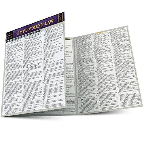 Beispielbild fr Employment Law: a Quickstudy Laminated Law Reference [Wall Chart] Sanchez JD LLM, John zum Verkauf von Lakeside Books