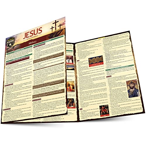 Stock image for Jesus - Historical and Biblical : A QuickStudy Laminated Reference Guide for sale by Better World Books