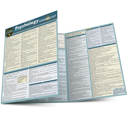 Stock image for Psychology Terminology: a QuickStudy Laminated Reference Guide (Quickstudy Reference Guide) for sale by BooksRun