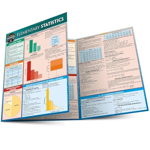 Imagen de archivo de Elementary Statistics : A QuickStudy Laminated Reference Guide a la venta por Better World Books