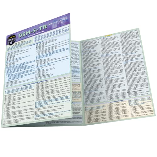 Imagen de archivo de DSM-5-TR Medical Coding a QuickStudy Laminated Reference Guide a la venta por Lakeside Books