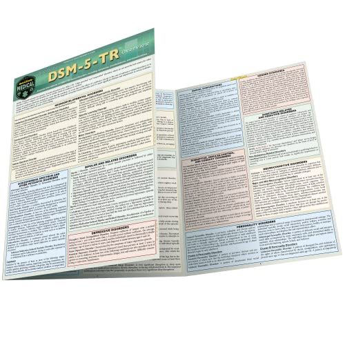 Stock image for DSM-5-TR Overview a QuickStudy Laminated Reference Guide for sale by Lakeside Books