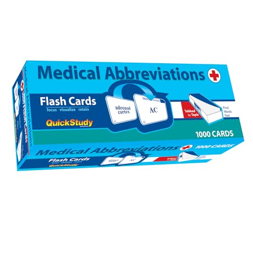 Stock image for Medical Abbreviations Flash Cards (1000 Cards) (Cards) for sale by Grand Eagle Retail