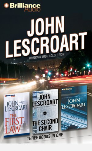 Imagen de archivo de John Lescroart CD Collection: The First Law, The Second Chair, The Motive (Dismas Hardy Series) a la venta por HPB-Ruby