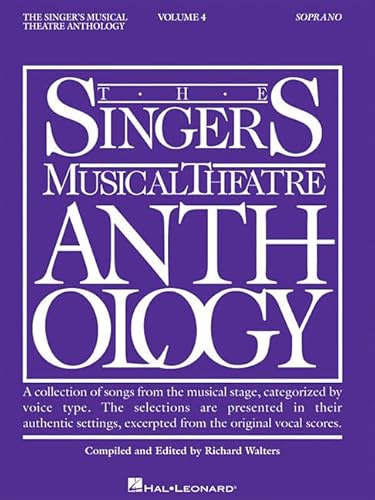 Imagen de archivo de Singer's Musical Theatre Anthology, Vol. 4 a la venta por Reliant Bookstore