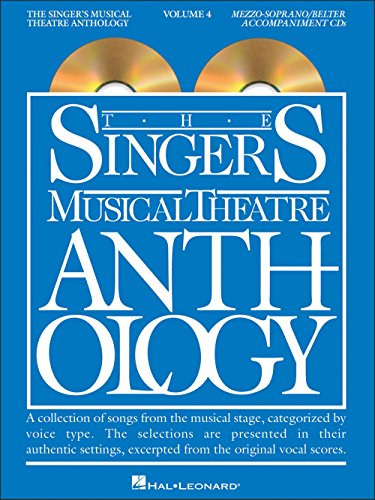Stock image for The Singer's Musical Theatre Anthology, Vol. 4: Mezzo-Soprano/Belter Accompaniment CDs (Singer's Musical Theatre Anthology (Accompaniment Tapes)) for sale by Ergodebooks