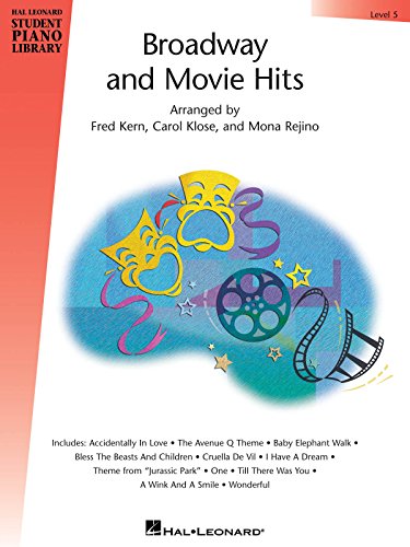 9781423400622: Broadway and movie hits - level 5 piano (Hal Leonard Student Piano Library)