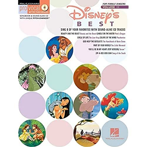 Beispielbild fr Pro Vocal Disney'S Best (Female Singers) Mlc Vce Book/Cd: Pro Vocal Women's Edition Volume 11 (Hal Leonard Pro Vocal) zum Verkauf von AwesomeBooks