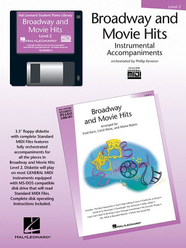 Broadway and Movie Hits - Level 2 - GM Disk: Hal Leonard Student Piano Library (9781423403654) by [???]