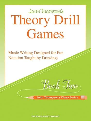 Beispielbild fr Theory Drill Games - Book 2: Elementary Level (John Thompson's Piano) zum Verkauf von BooksRun