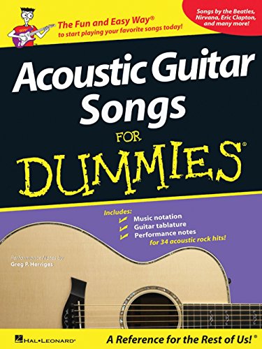 Beispielbild fr Acoustic Guitar Songs for Dummies (For Dummies) zum Verkauf von WorldofBooks
