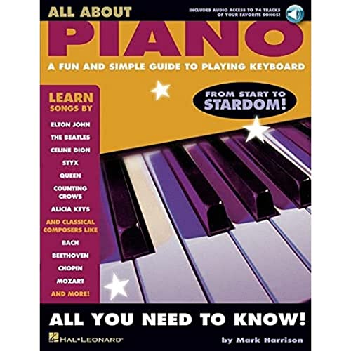 Imagen de archivo de All About Piano: A Fun and Simple Guide to Playing Piano a la venta por Orion Tech