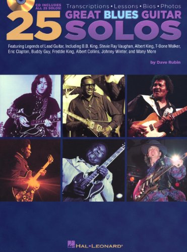 Imagen de archivo de 25 Great Blues Guitar Solos: Transcriptions * Lessons * Bios * Photos a la venta por Half Price Books Inc.