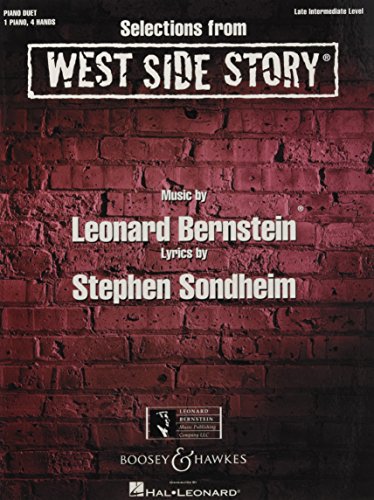 Stock image for Selections from West Side Story: Late Intermediate Level: Piano Duet: 1 Piano, 4 Hands for sale by Revaluation Books