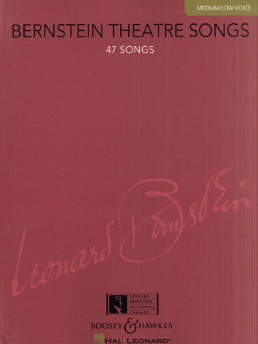 Stock image for Bernstein Theatre Songs: Medium/Low Voice (Vocal) for sale by Front Cover Books