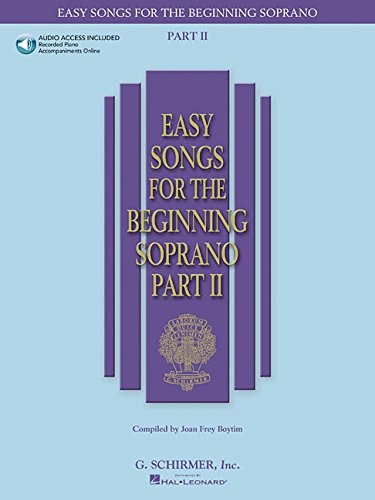 Beispielbild fr Easy Songs for the Beginning Soprano - Part II zum Verkauf von Ergodebooks