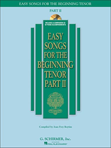 Beispielbild fr Easy Songs for the Beginning Tenor - Part II zum Verkauf von Revaluation Books