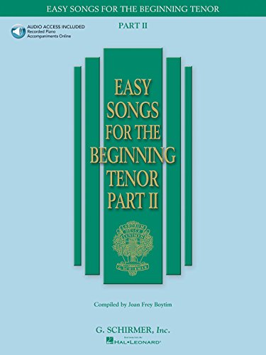 

Easy Songs for the Beginning Tenor