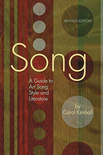 9781423412809: Song: A Guide to Art Song Style And Literature