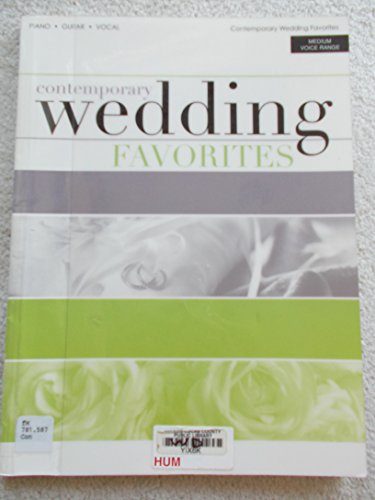 Beispielbild fr Contemporary Wedding Favorites zum Verkauf von Wonder Book