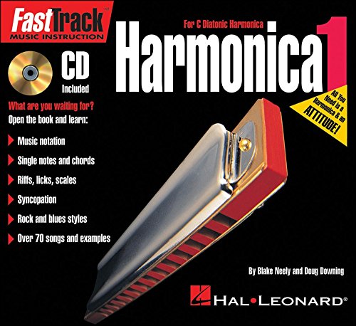 FastTrack Mini Harmonica Method Book 1 (Book/Online Audio) (9781423418344) by Neely, Blake; Downing, Doug