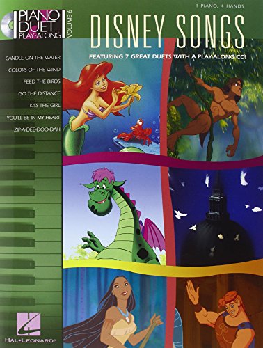 Imagen de archivo de DISNEY SONGS VOLUME 6 BK/CD 1 PIANO 4 HANDS (Piano Duet Play-Along (Hal Leonard)) (v. 6) a la venta por Ergodebooks