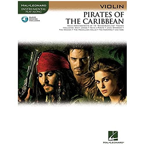 9781423422020: Pirates of the Caribbean: Violin (Hal Leonard Instrumental Play-Along) (Includes Online Access Code): Instrumental Play-Along - from the Motion Picture Soundtrack
