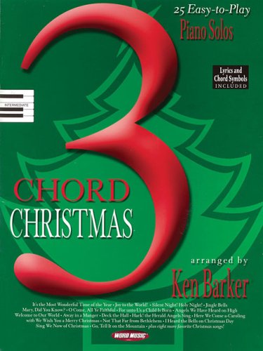 9781423423881: 3 Chord Christmas: 25 Easy-to-play Piano Solos