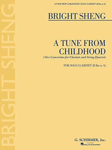 Imagen de archivo de A TUNE FROM CHILDHOOD - FOR SOLO CLARINET (B FLAT OR A) Format: Paperback a la venta por INDOO