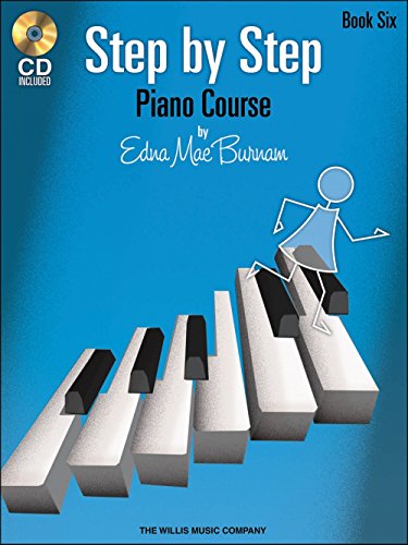9781423436102: Step by step piano course - book 6 with cd piano +cd