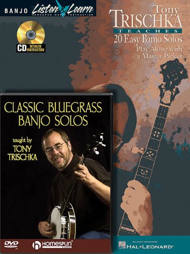 9781423436683: Tony Trischka - Banjo Bundle Pack: Tony Trischka Teaches 20 Easy Banjo Solos (Book/CD Pack) with Classic Bluegrass Banjo Solos (DVD)